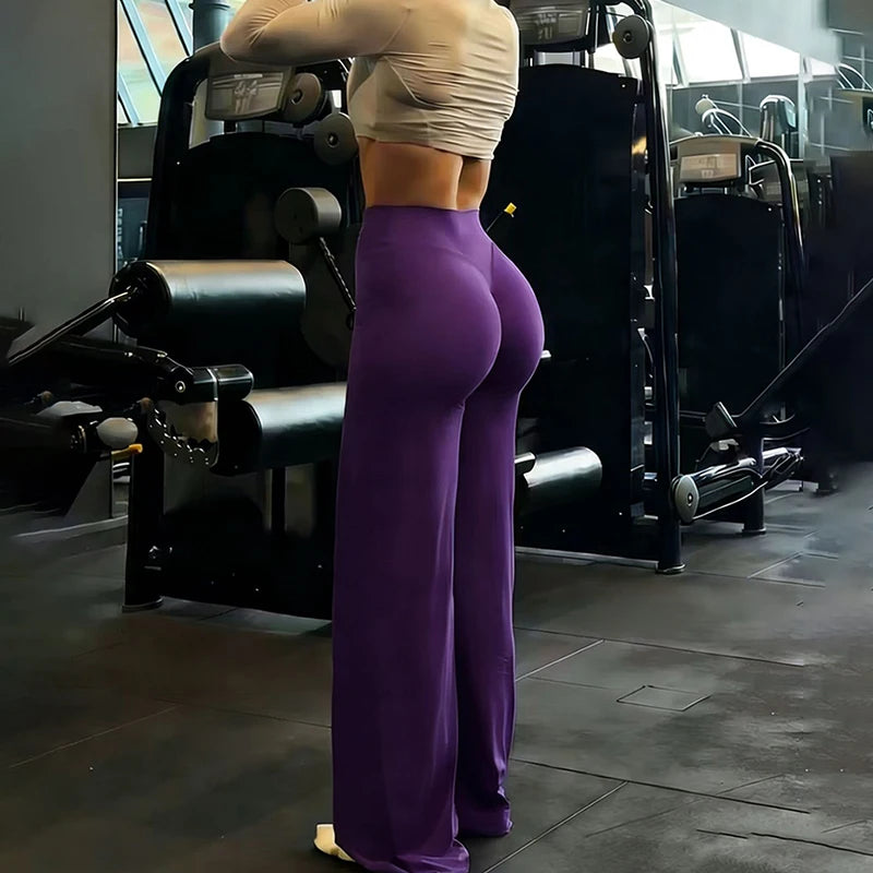 Velvet™ טייץ יוגה בגזרה רחבה עם מותן גבוהה ותמיכה בבטן