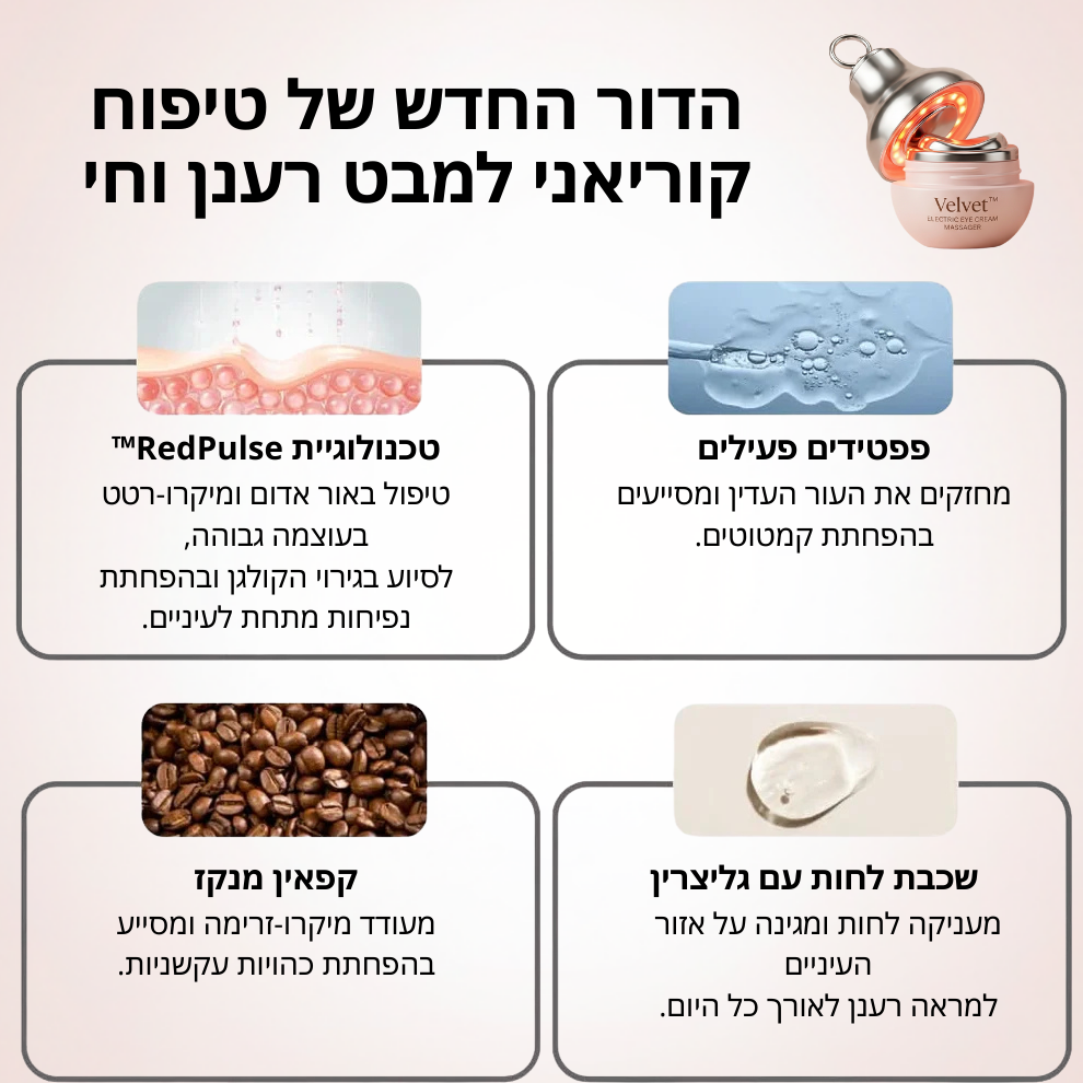 Velvet™ | הדור החדש של טיפוח קוריאני למבט רענן וחי